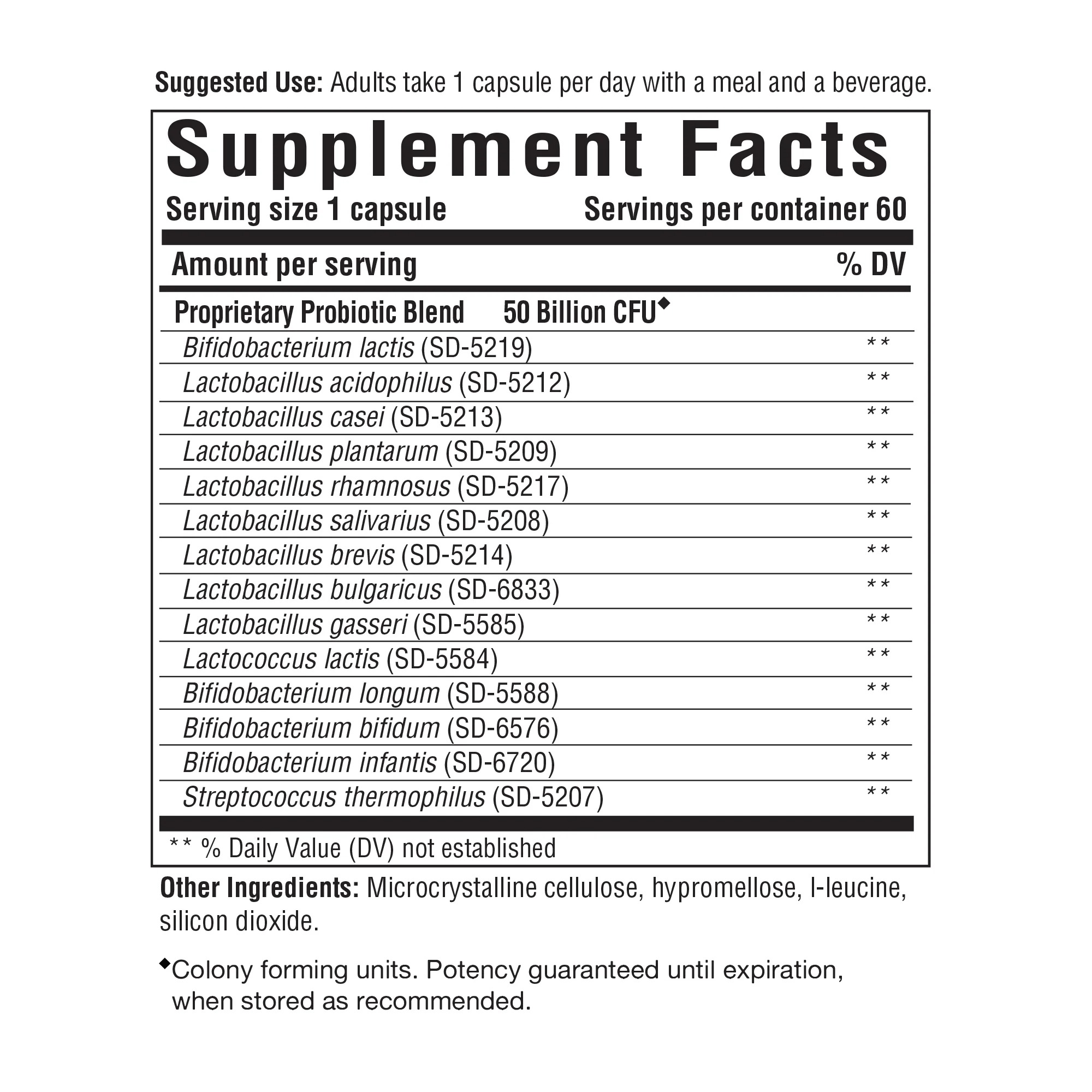 INNATE Response Formulas Flora 50-14 Clinical Strength - Probiotics - 60 Servings