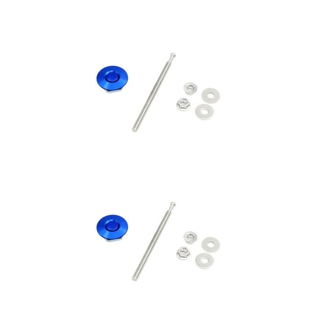 ZheElen Lightweight And Stylish Hood Lock For Car Modification Multiple Sizes blue DP17-32 2Set