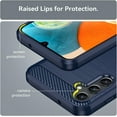 thumbnail image 6 of for Samsung Galaxy A14 5G case,Galaxy A14 case with HD Screen Protector,Fashion Shock-Absorption Flexible TPU Bumper Soft Rubber Protective Phone Case Cove for Samsung Galaxy A14 5G, Navy Blue, 6 of 17