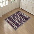 thumbnail image 3 of ODIKA 3'x5' Washable Accent Rug Pet Friendly, Non-Shedding Mat Stripes Independence Border Door Welcome July Stars Patriotic Playful Expressive for Bedside, Nursery Room, 3 of 7