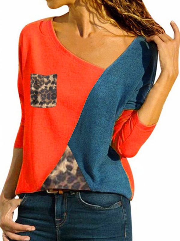 leopard pocket shirt