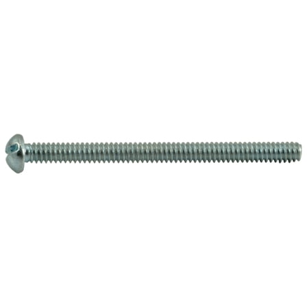 #4-40 x 1-1/2" Zinc Slotted Round Head Machine Screws MSCRS-100 (48 pcs.)