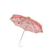 Parapluie de Parasol Rouge en Mini Dentelle à Motif Floral Ton Or – image 5 sur 5