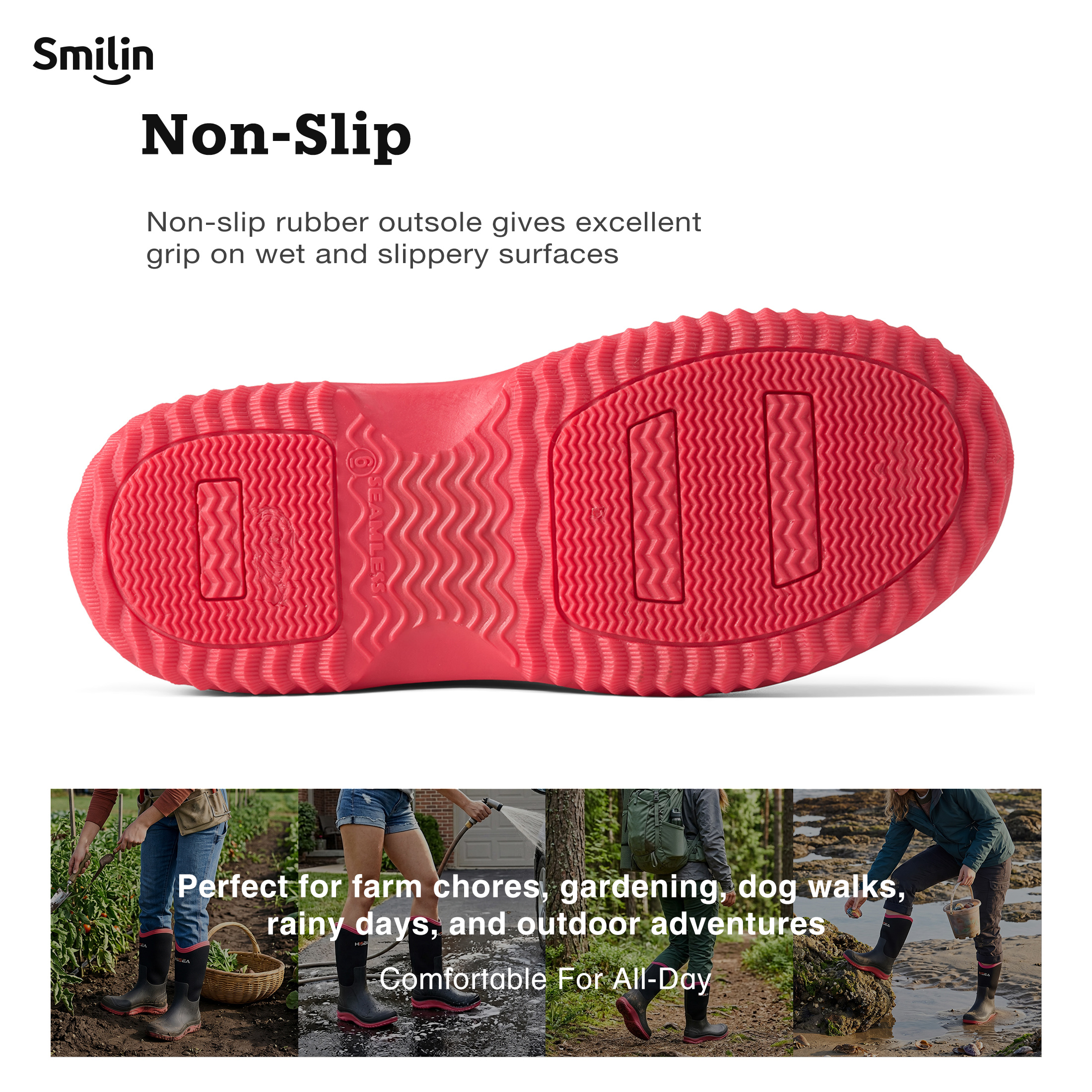 Smilin Women's Waterproof Neoprene Muck Boots photo 4