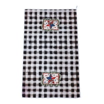 geerera Independence Day Patriotic Dish Towel - Kitchen Hand Towel for Holiday Cooking & Decor