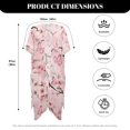thumbnail image 5 of HELLHERO Polyester Long Kimono Swimsuit Cover Up for Beach Loose Lightweight Butterfly Garden, 5 of 5