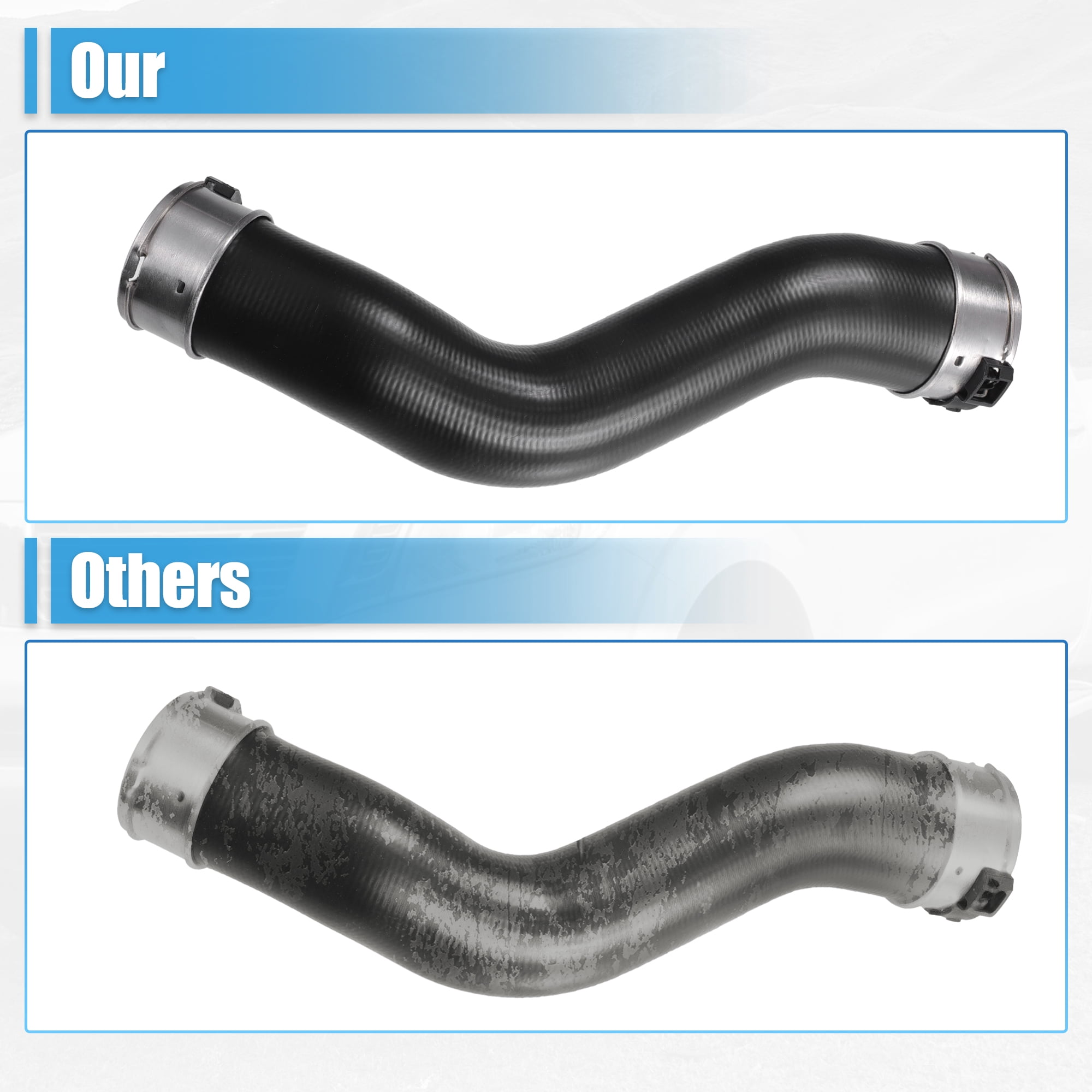 Unique Bargains Car Turbocharger Intercooler Hose for Nissan NAVARA NP300 D40 D23