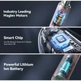 thumbnail image 4 of JTF Sonic Electric Toothbrush for Adults with 6 Brush Heads and Tongue Scraper, Radiant Care 3 Modes 45 Days Battery Life Rechargeable Power Toothbrush for Family and Friends & Home Trips, Pink, 4 of 9
