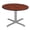 Cherry / Grey, variant on Romig Pillar Small 30 in. Round X-Base Breakroom Table- Mahogany