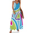 thumbnail image 1 of Nuevo vestido azul sin mangas Totally Hair Teresa, vestido holgado de moda para mujer, vestido de verano para mujer 2024, vestido de lujo, 1 of 7
