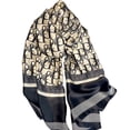 thumbnail image 4 of Bufanda de verano para mujer, con protección solar, de satén y brocado, estampada, alargada, para decoración exterior, para madres, toallas de playa, 4 of 6