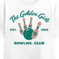thumbnail image 2 of The Golden Girls Bowling Club Adult White Crew Neck Short Sleeve T-shirt-Medium, 2 of 3