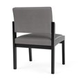 thumbnail image 3 of Pemberly Row Chaise d'Appoint Sans Accoudoirs en Polyuréthane pour Réception, Gris/noir, 3 of 5