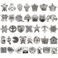 thumbnail image 3 of Kit de fabricación de pulseras con dijes, 130 piezas, conjunto de joyería artesanal Diy, 3 of 4