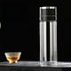 thumbnail image 4 of Taza de té de vidrio con aislamiento al vacío de doble capa | Termo portátil para viajes de negocios | A prueba de fugas, para usar con una sola mano | Botella de agua térmica de 700 ml para, 4 of 5