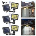 thumbnail image 1 of JX-F144 (con control remoto) [144LED] Reflector solar dividido para exteriores calle para patio pared garaje (H), 1 of 8