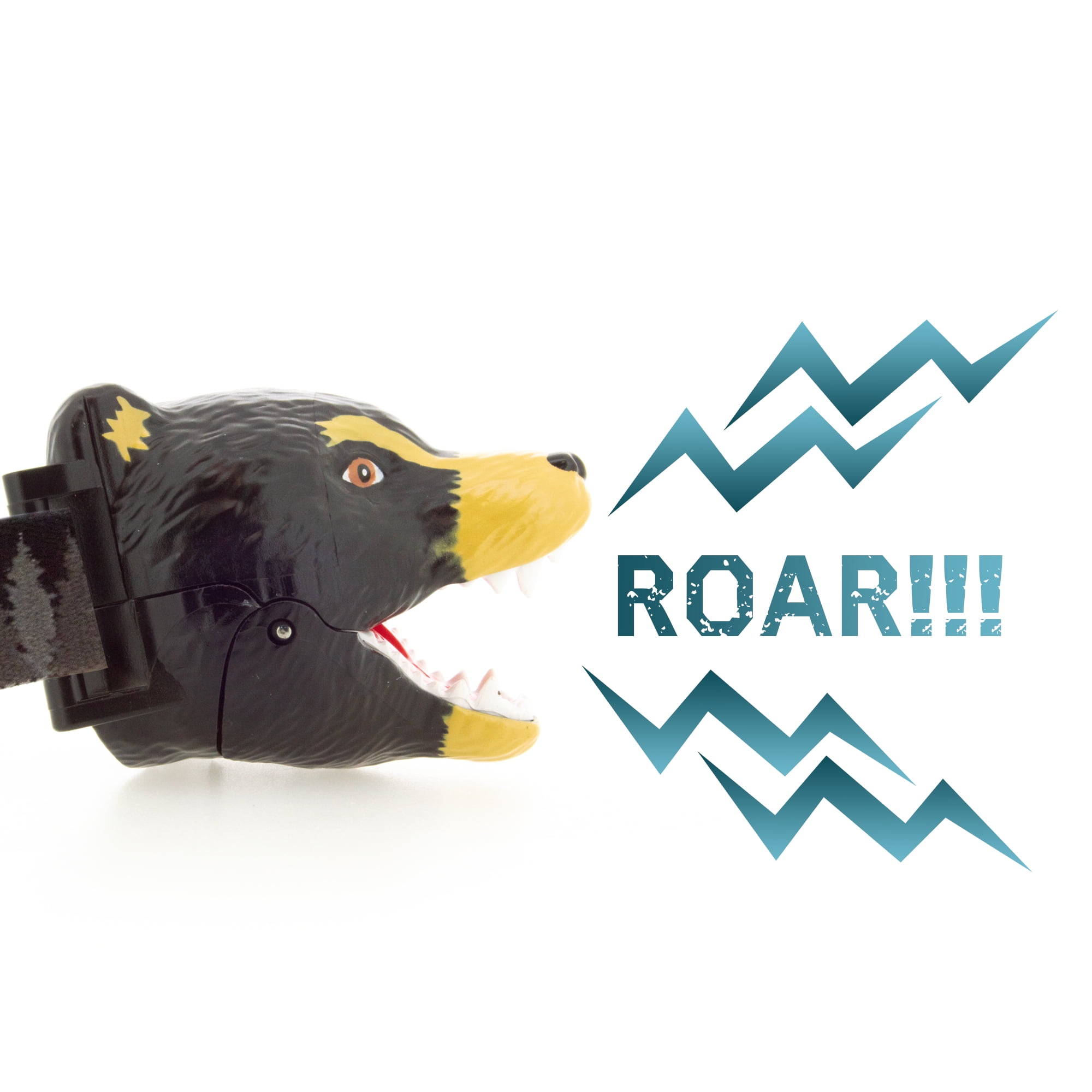 Sun Company Bear LED Headlamp - Bear Headlamps for Kids (Grizzly Bear)