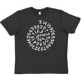 thumbnail image 3 of Inktastic Pi Day Pi Numerals in Spiral Youth T-Shirt, 3 of 5
