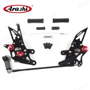 Arashi (Version 2.0) Adjustable Rearsets for YAMAHA FZ1 1000 2006 - 2016 / FZ8 800 2010 - 2013 Motorcycle Accessories Foot Pegs Footrests Black 2007 2008 2009 2011 2012 2014 2015