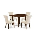 thumbnail image 2 of East West Furniture Dining Room Set Mahogany, NDGA5-MAH-32, 2 of 5