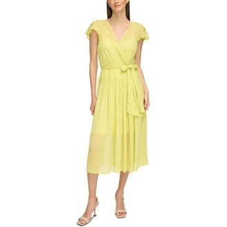 calvin klein belted a-line dress Calvin Klein Women's Dress A-Line Midi Tweed Dress with Tie Belt Blsm Multi 14 at Amazon Women's Clothing store