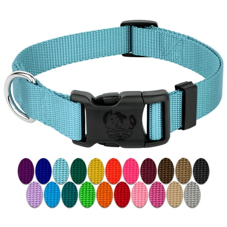 Country Brook Petz | Vibrant 23 Color Selection | Deluxe Nylon Dog Collar (Small, 3/4 Inch