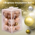thumbnail image 1 of Bolas colgantes de 4cm para decoración de Navidad adornos de bolas Likrtyny colgantes de árbol inastillables para Festival Año Nuevo 12 Uds. 2021, 1 of 5