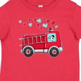 thumbnail image 4 of Inktastic Valentine Fire Truck with Cute Dalmatian and Hearts Boys or Girls Baby T-Shirt, 4 of 5