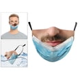 thumbnail image 4 of Bufanda de moda de broma Sunnimix Reutilizable para Adulto, 4 of 8