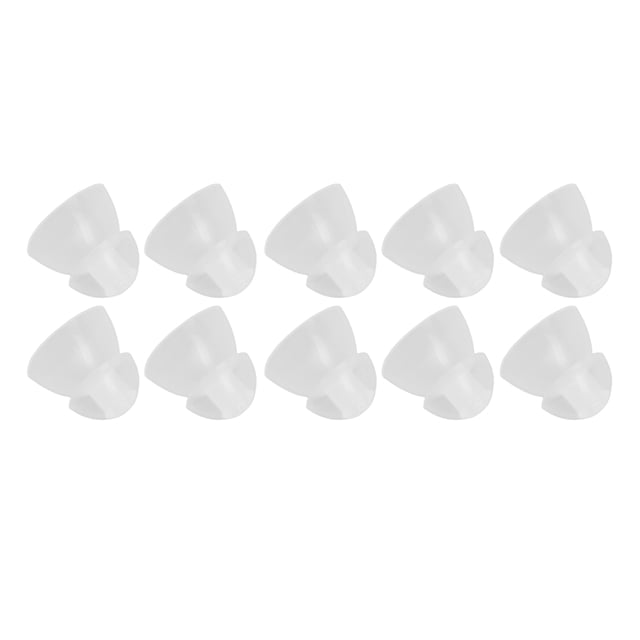 Hearing Ear Tips, Hearing Earplug Domes Anti Static 10 Pcs Silicone For Replacement S,M,L