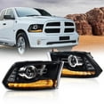 thumbnail image 4 of G-Plus LED Bar Plank Style Headlights Fit for Dodge Ram 1500 2500 3500 2013-2018 Bumper Headlamps CH2503217 55277409AD, 4 of 10