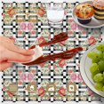 thumbnail image 6 of Pioneer Flower Floral Print Pattern Round Tablecloth 60 X 60 Inch, Wrinkle Resistant Wipeable Table Cloth for Kitchen Dining Picnic Patio Party, 6 of 6