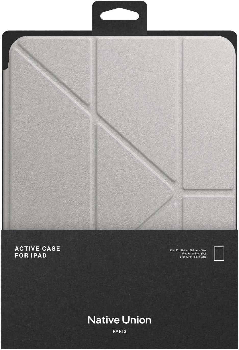 Native Union Active Case for iPad 11" – Durable 4-in-1 Stand Case & Apple Pencil Holder (Sandstone)