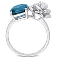 thumbnail image 4 of Everly Women's Topaz Sterling Silver Ring, 4 of 8