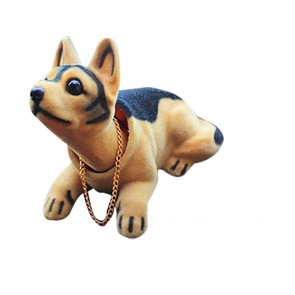 Car Style Cute Dog Doll Shaking Head Nodding Dog For Car Bedroom Decor Ornament 