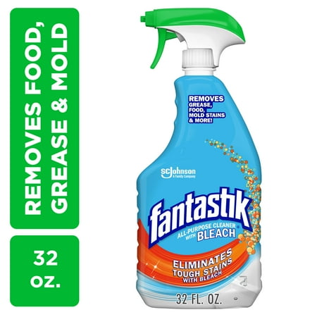 Fantastik All-Purpose Cleaner With Bleach, Trigger Bottle, 32 Oz