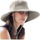 thumbnail image 1 of UPF 50+ Beach Hat Women, Sun Hat Men, Safari Hats, Beach Hats for Women Packable, 1 of 5