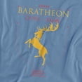 thumbnail image 2 of Game of Thrones House Baratheon Sigil Women's T Shirt,Carolina Blue, Large, 2 of 6