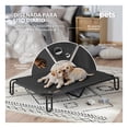thumbnail image 2 of Cama Elevada para Perro con Malla Transpirable, Catre de Mascotas Esquimal (Negro, 90x65x20 cm), 2 of 7