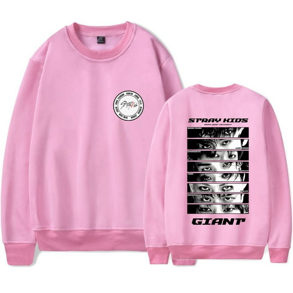 Stray Kids Merch Fashionable casual round neck unisex long sleeved pullover
