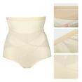 thumbnail image 5 of Unique Bargains 1 Pcs High Waist Women Slimming Body Shaping Tummy Control Shapewear Control Panties Underwear Beige L, 5 of 6