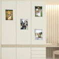 thumbnail image 3 of 10PCS A5 Magnetic Diamond Art Frames, Self Adhesive Magnetic Picture Frame Frames Display Frame Silver, 3 of 5