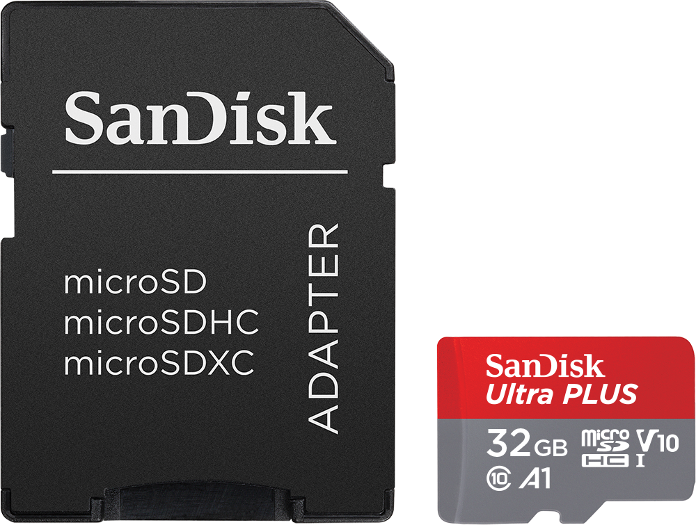 SanDisk Ultra® Plus MicroSDHC™ UHS-I Card, 32GB with Adapter - image 3 of 5