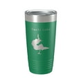 thumbnail image 1 of Bucks Lake Map Tumbler Travel Mug Insulated Laser Engraved Coffee Cup California 20 oz Green, 1 of 1