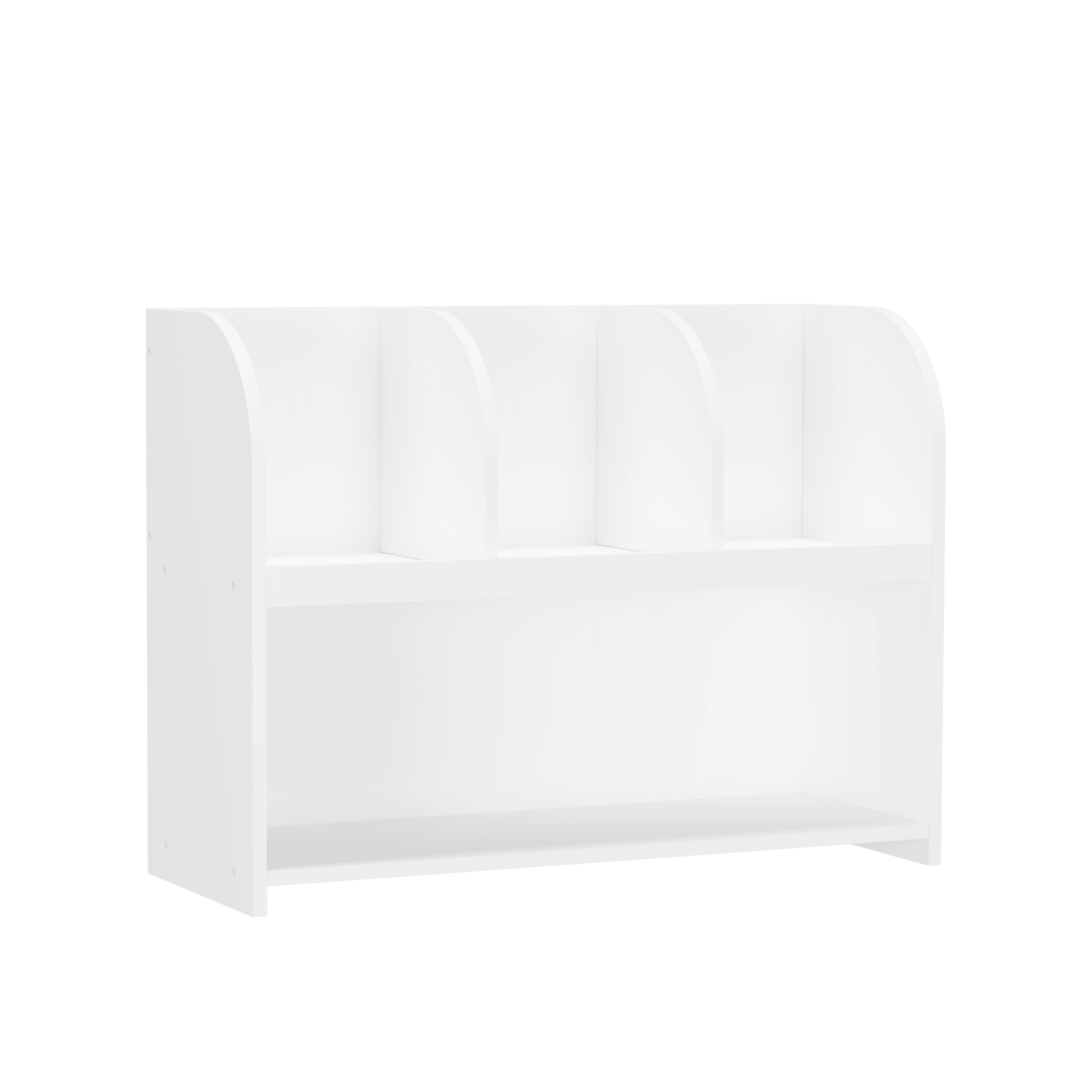 Green Modern Wall Cabinet with Glass Doors - 23.62"L x 9.06"W x 30.71"H Two-Tier Storage & Towel Rack