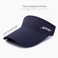 thumbnail image 5 of Monfince 3 Pack Sport Sun Visor Hats Adjustable Empty Top Baseball Cap Cotton Ball Caps for Men Women, 5 of 6
