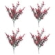 thumbnail image 1 of Naiovety 4 flores artificiales de plástico para interiores o exteriores con lavanda artificial versátil de bajo mantenimiento Decoración Gran rojo, 1 of 6