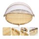 thumbnail image 2 of 1pc Handmade Storage Basket Basket Bamboo Woven Basket Food Container, 2 of 3