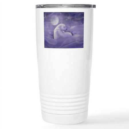 

CafePress - Gentle Winter Stainless Steel Travel Mug - Insulated Stainless Steel Travel Tumbler 20 oz.