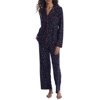 DKNY Womens Ink Star Knit Pajama Set Style-Y2122442-INK